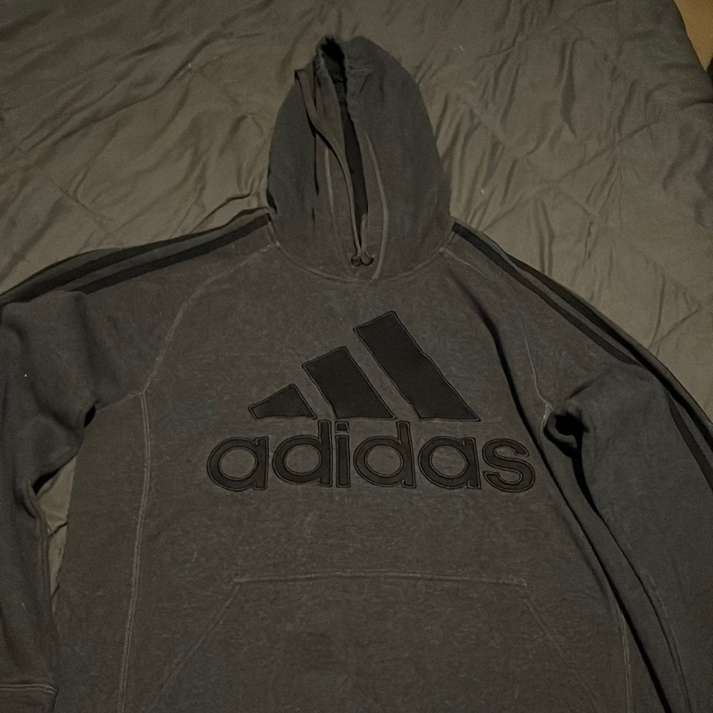 Mens adidas pullover hoodie size M